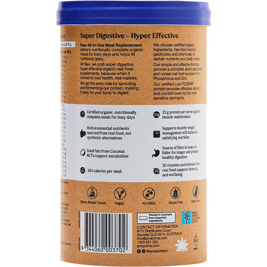Amazonia Raw All-In-One Meal Replacement Burnt Caramel