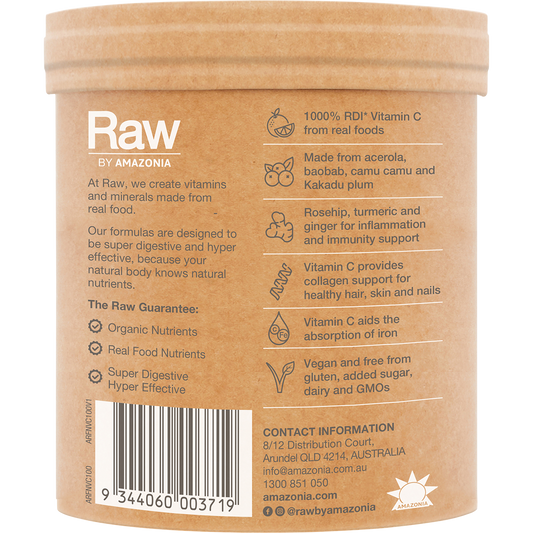 Amazonia Raw Organic Vitamin C Passionfruit