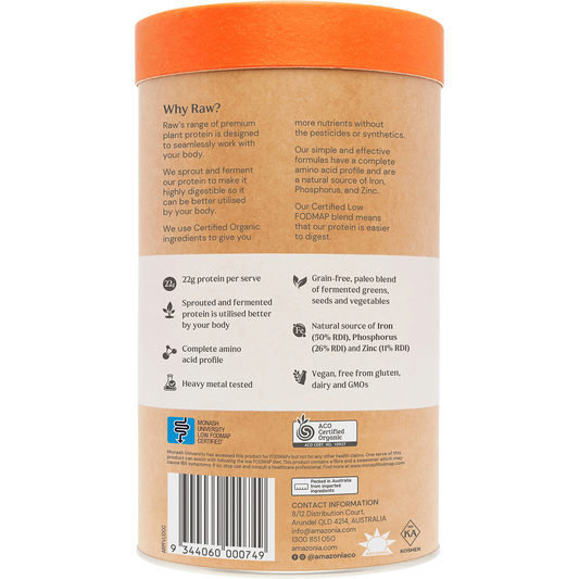 Amazonia Raw Gentle Digest Paleo Protein Vanilla