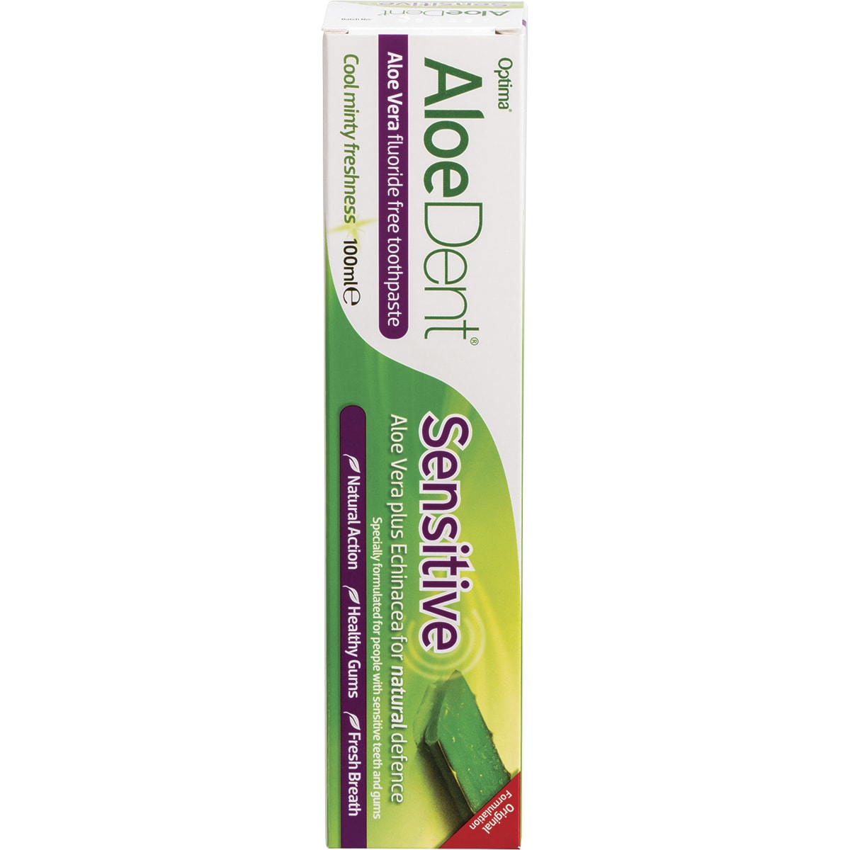 ALOE DENT Toothpaste Fluoride Free Sensitive 1 x 100ml