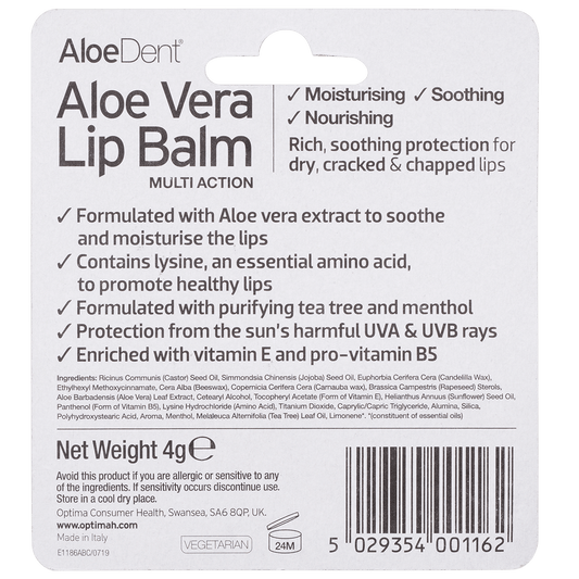 Aloe Dent Lip Balm Aloe Vera