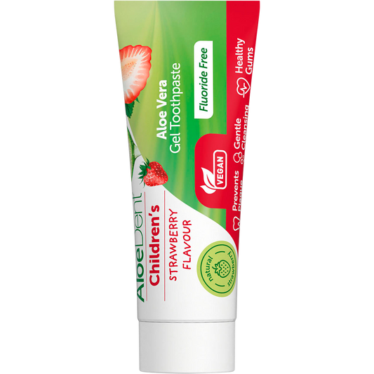 Aloe Dent Children’s Toothpaste Fluoride Free Strawberry