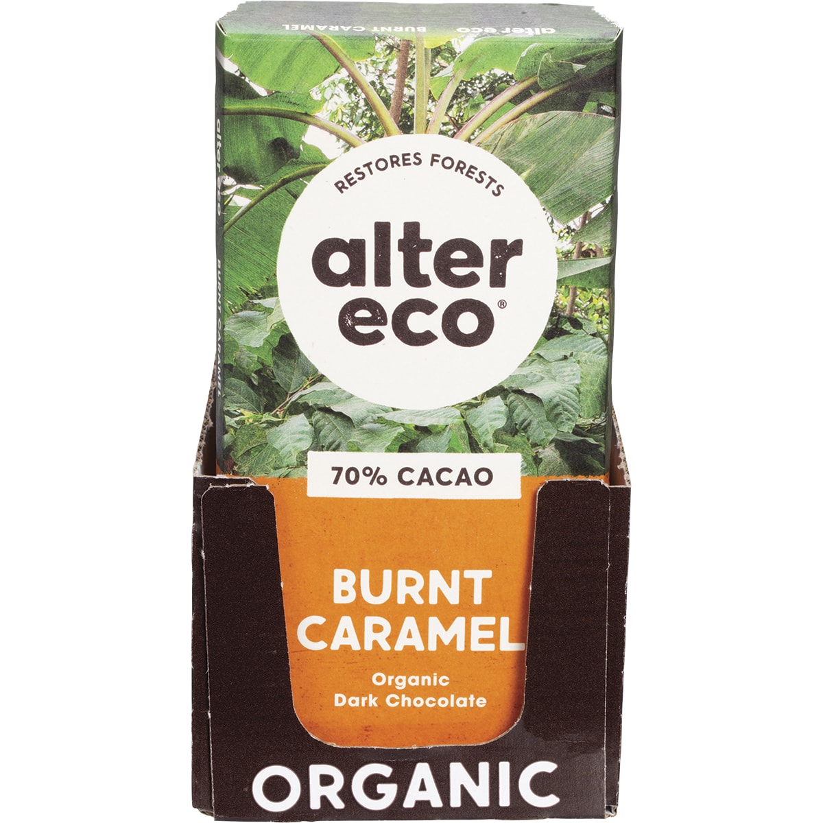 ALTER ECO Chocolate Organic Dark Burnt Caramel x 12