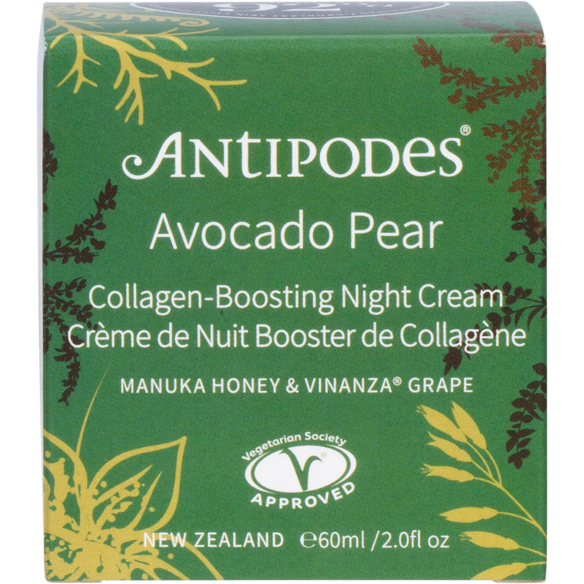 ANTIPODES Avocado Pear Collagen-Boosting Night Cream 1 x 60ml