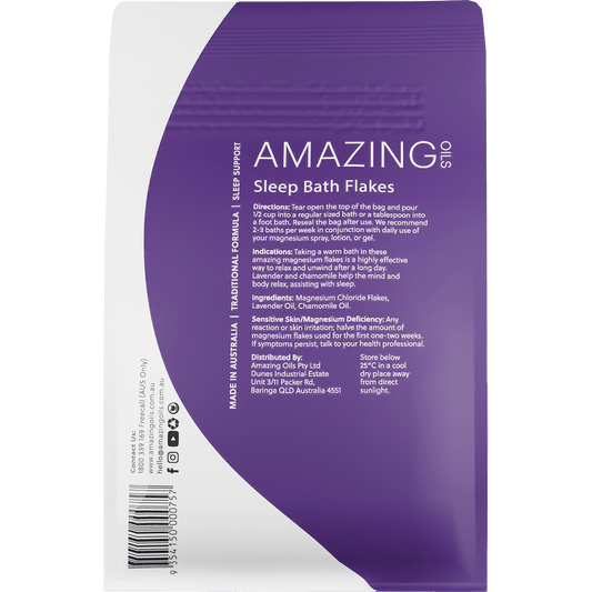 Amazing You Magnesium Sleep Bath Flakes with Lavender & Chamomile