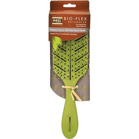 Bass Bio-Flex Detangler Hair Brush Green