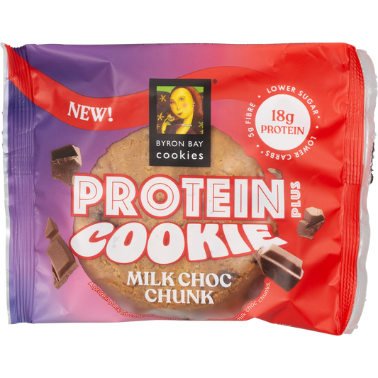 Byron Bay Cookies Protein Cookie Milk Choc Chunk - Box of 12