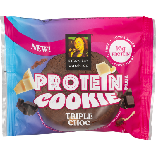 Byron Bay Cookies Protein Cookie Triple Choc - Box of 12