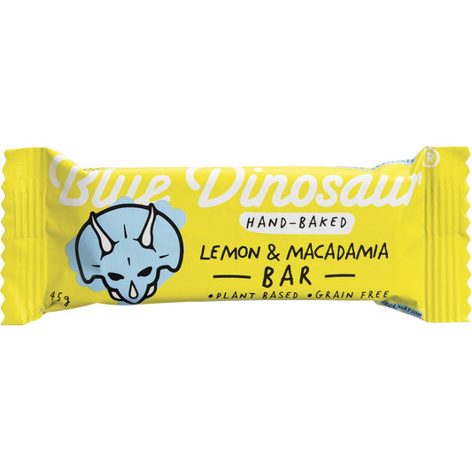 BLUE DINOSAUR Lemon & Macadamia Hand-Baked Bar x 12