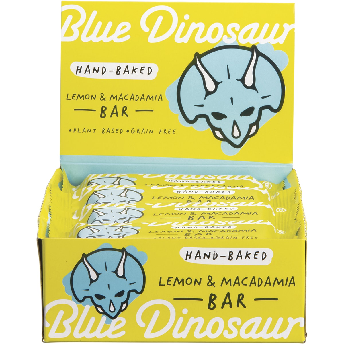 BLUE DINOSAUR Lemon & Macadamia Hand-Baked Bar x 12