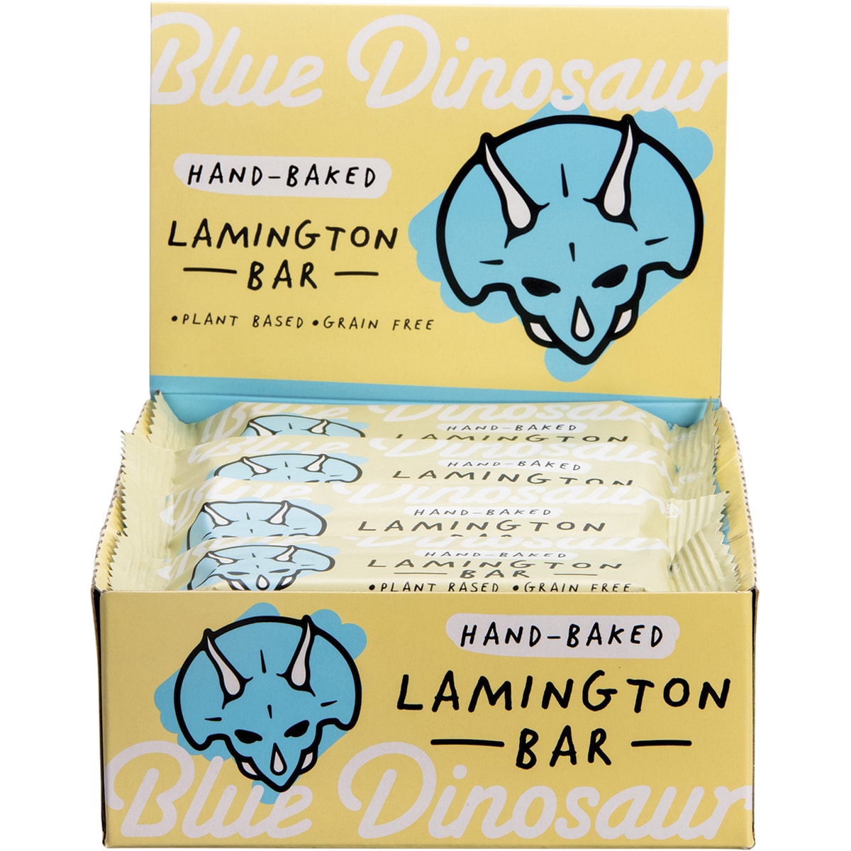 BLUE DINOSAUR Lamington Snack Bar x 12