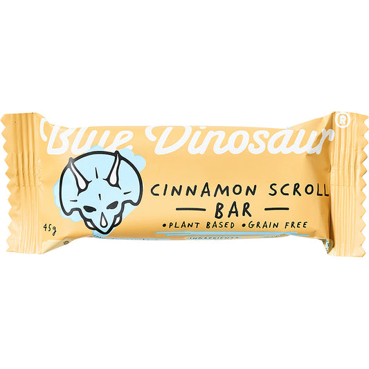 BLUE DINOSAUR Cinnamon Scroll Snack Bar x 12