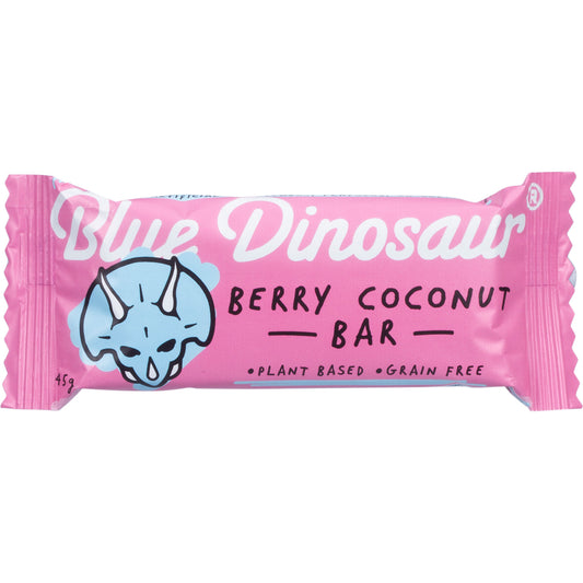 BLUE DINOSAUR Berry Coconut Snack Bar x 12