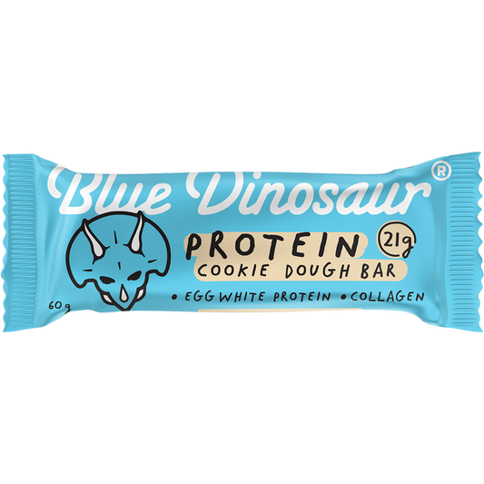 Blue Dinosaur Cookie Dough Protein Bar - Box of 12