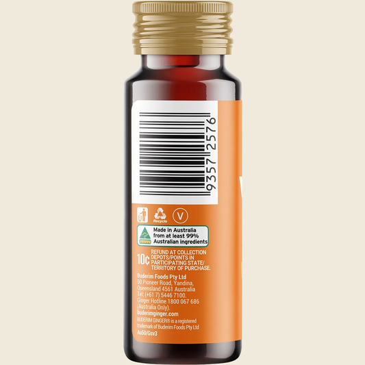 Buderim Ginger Australian Ginger Vitality Shot - Box of 10