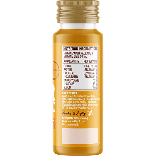 BUDERIM GINGER Ginger & Turmeric Wellness Shot 10 x 50ml