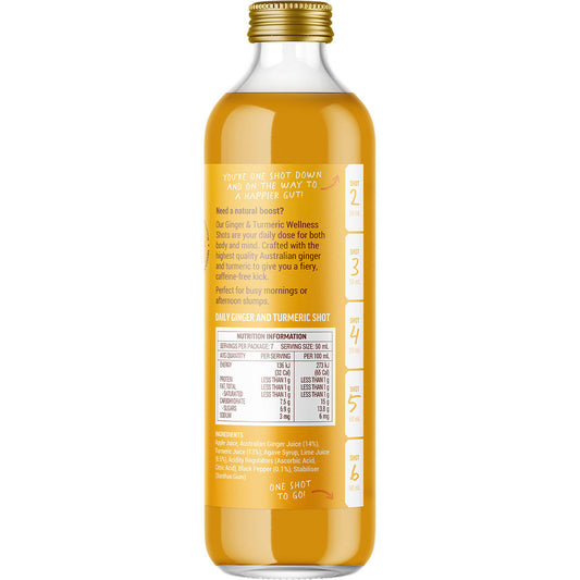 BUDERIM GINGER Ginger & Turmeric Wellness Shots 1 x 350ml