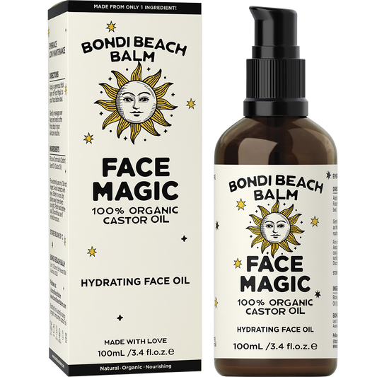 Bondi Beach Balm FACE MAGIC 100% Organic Castor Oil