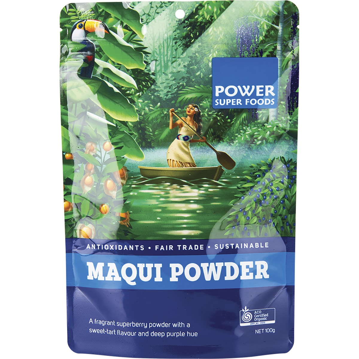 POWER SUPER FOODS Maqui Powder Certified Organic 1 x 100g