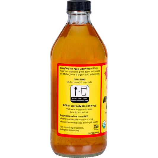 BRAGG Apple Cider Vinegar Unfiltered with The Mother 1 x 473ml