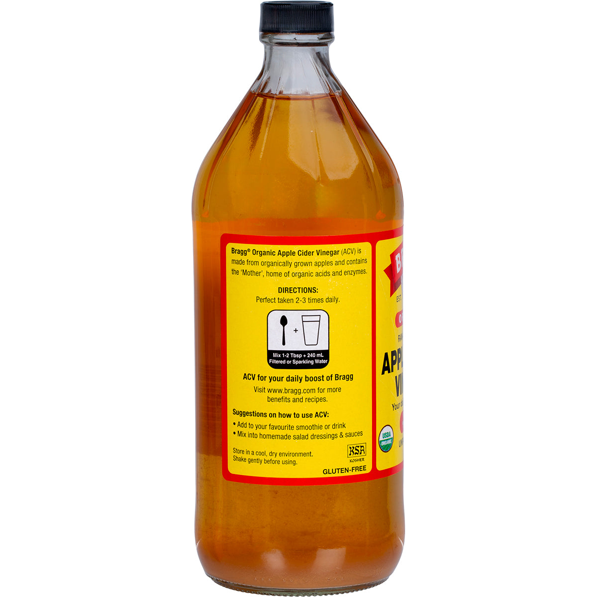 BRAGG Apple Cider Vinegar Unfiltered with The Mother 1 x 946ml