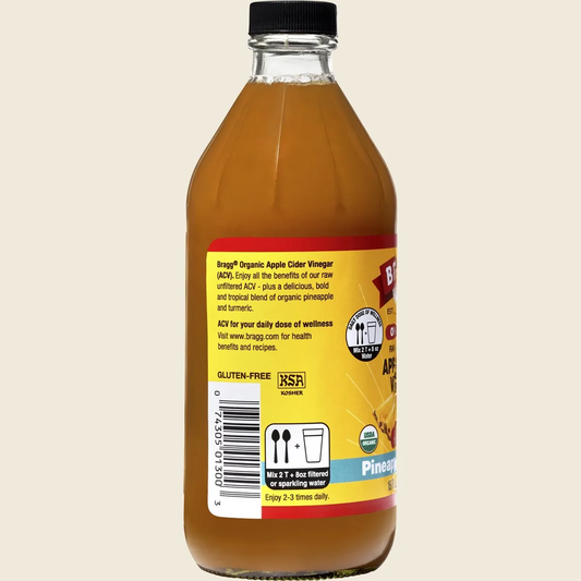 Bragg Apple Cider Vinegar Pineapple Turmeric