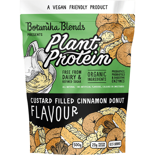 Botanika Blends Plant Protein Custard Filled Cinnamon Donut