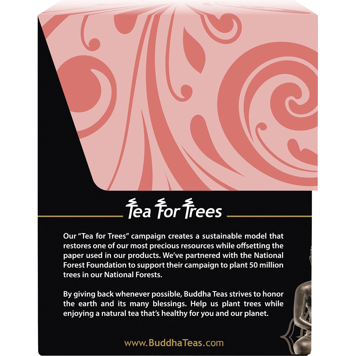 BUDDHA TEAS Organic Herbal Tea Bags Detox Dharma Blend 1 x 18pk