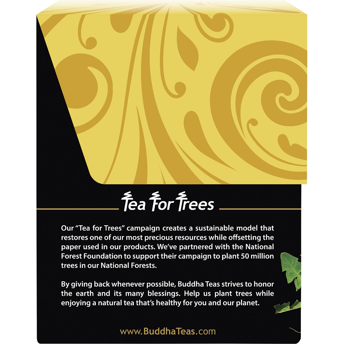 BUDDHA TEAS Organic Herbal Tea Bags Dandelion Root Tea 1 x 18pk