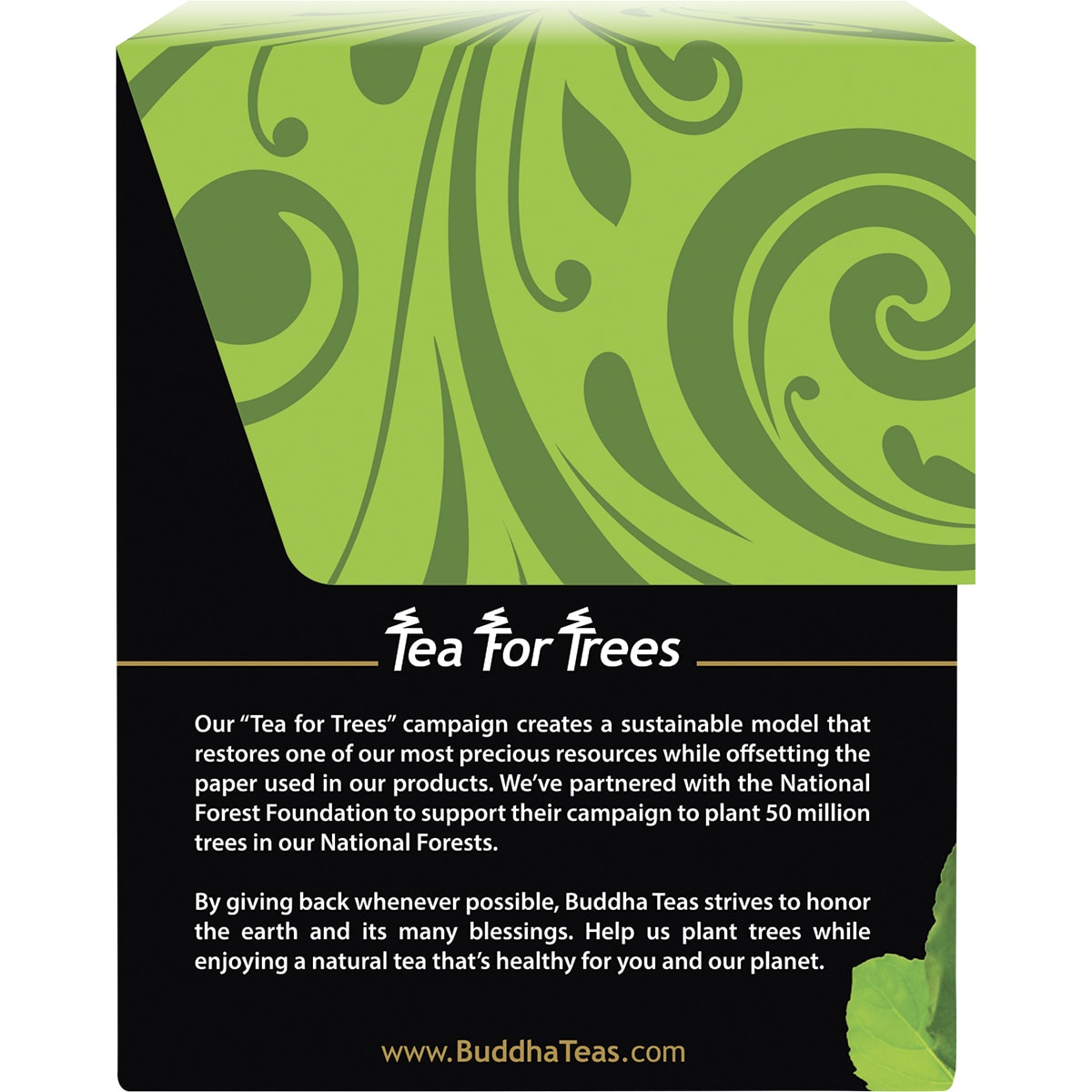 BUDDHA TEAS Organic Herbal Tea Bags Holy Basil Tea (Tulsi) 1 x 18pk