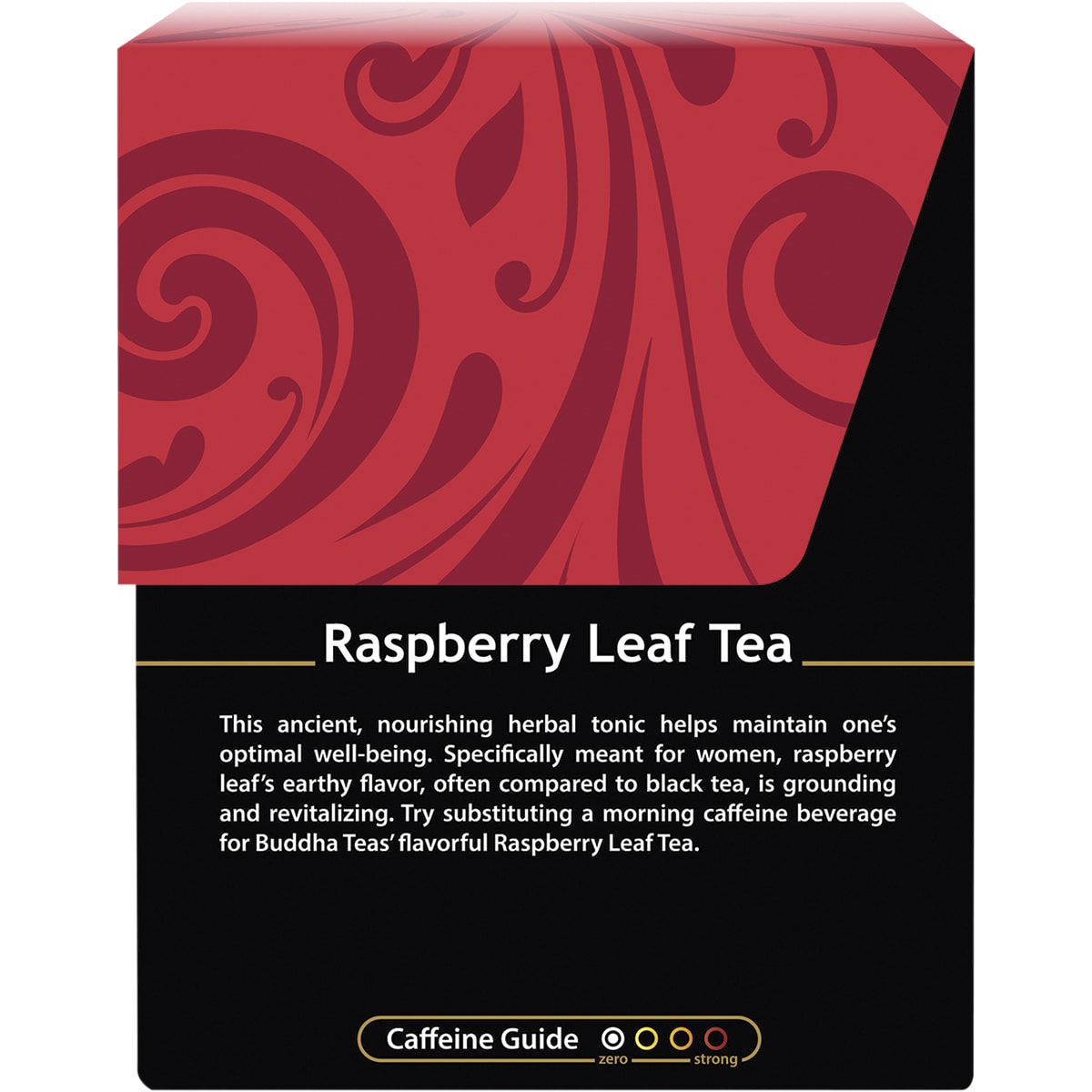 BUDDHA TEAS Organic Herbal Tea Bags Raspberry Leaf Tea 1 x 18pk