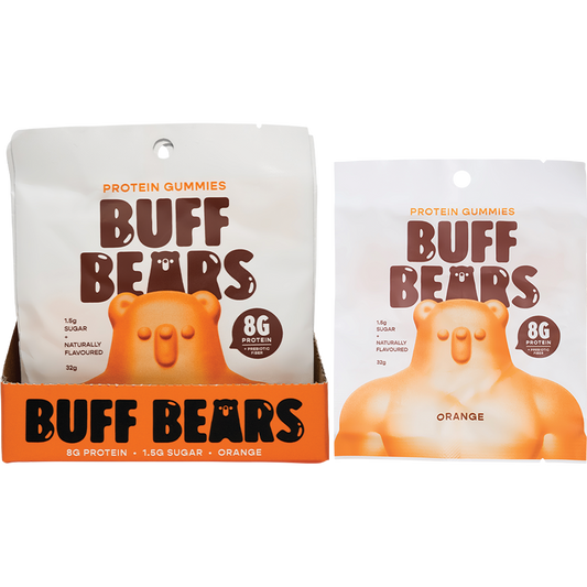 Buff Bears Protein Gummies Orange - Box of 12