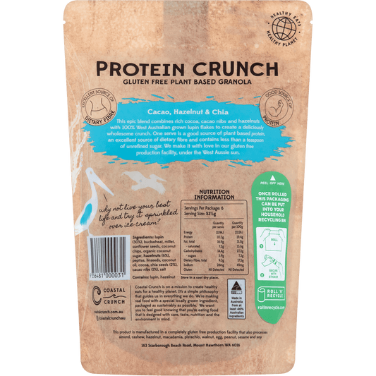 Coastal Crunch Protein Crunch Granola Cacao, Hazelnut & Chia