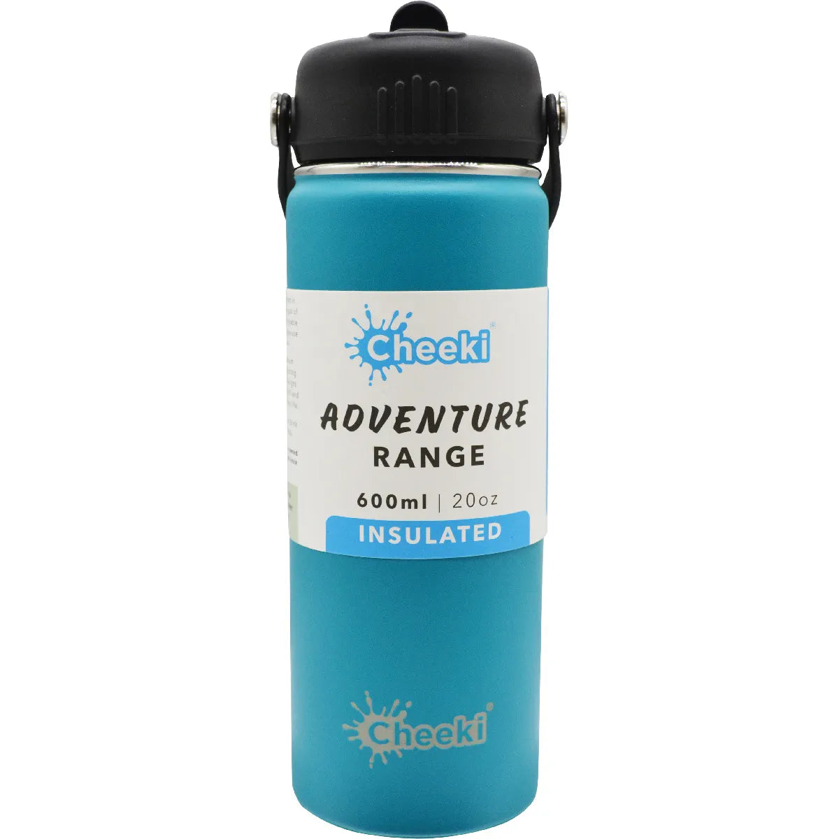 CHEEKI Stainless Steel Bottle Adventure Insulated Aqua 1 x 600ml