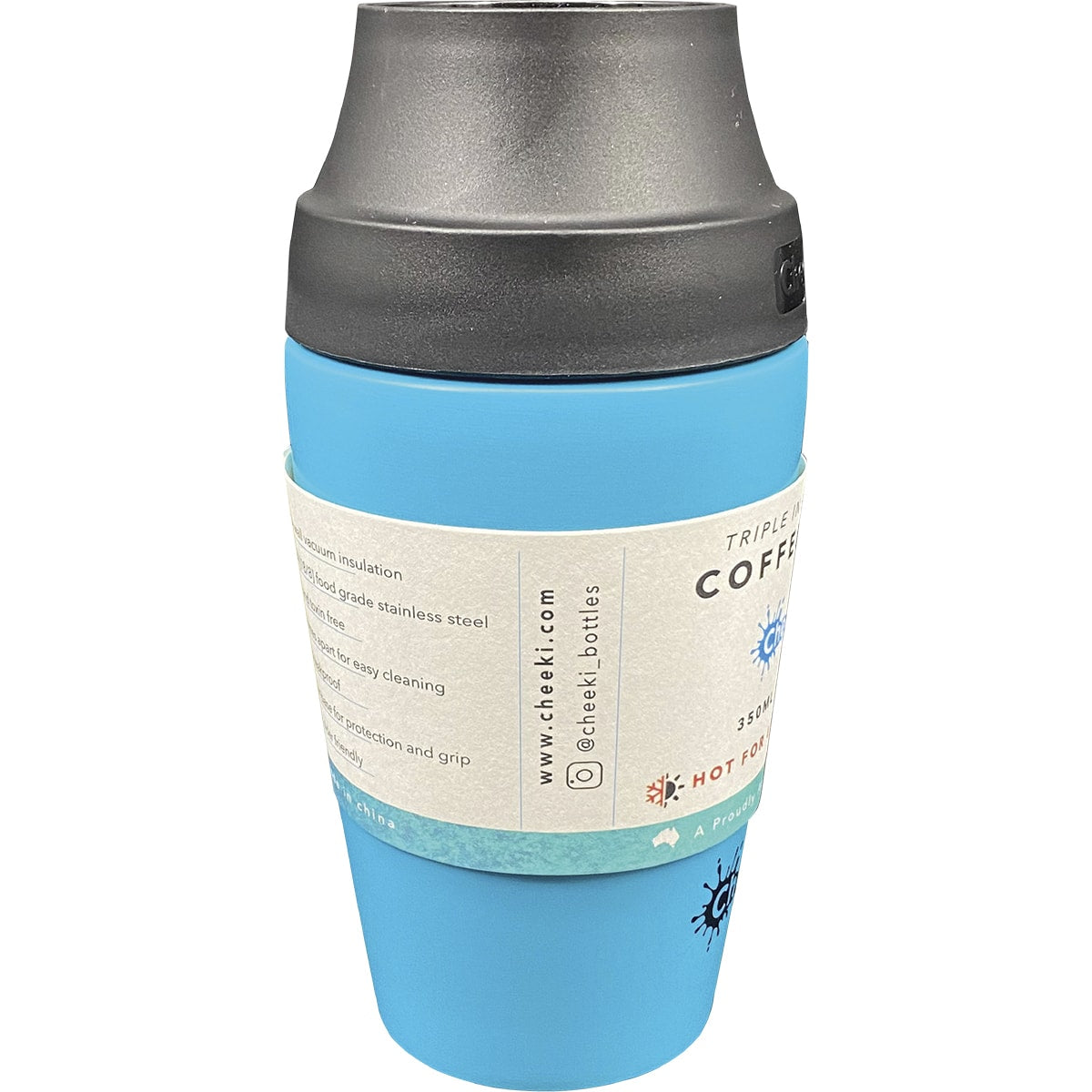 CHEEKI Coffee Mug Aqua 1 x 450ml