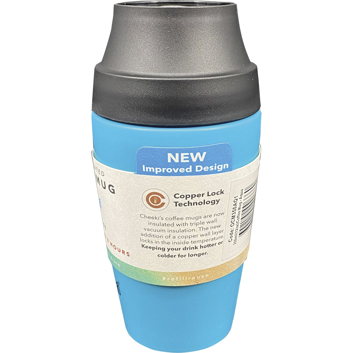 CHEEKI Coffee Mug Aqua 1 x 450ml