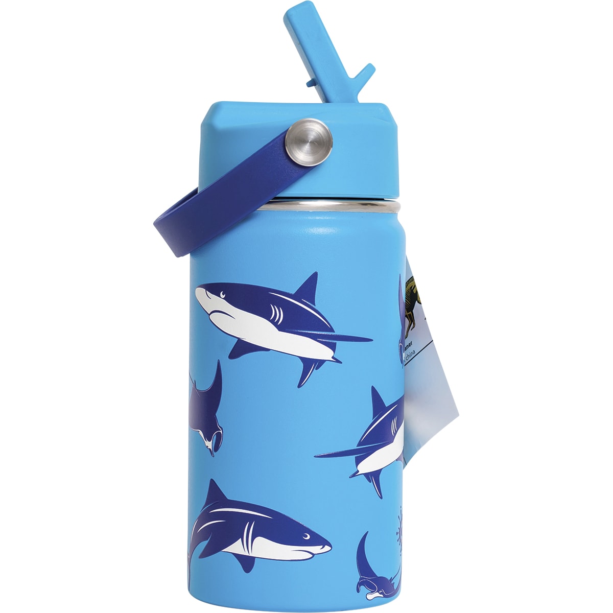 CHEEKI Kids Bottle Insulated Sharks 1 x 400ml