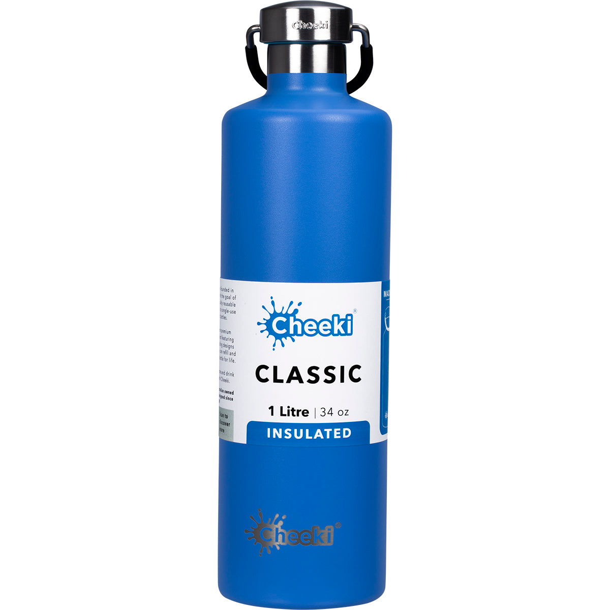 CHEEKI Stainless Steel Bottle Adventure Insulated Azure 1 x 1L