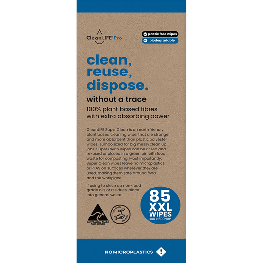 CleanLIFE Super Clean Reusable Absorbent Cleaning Wipes