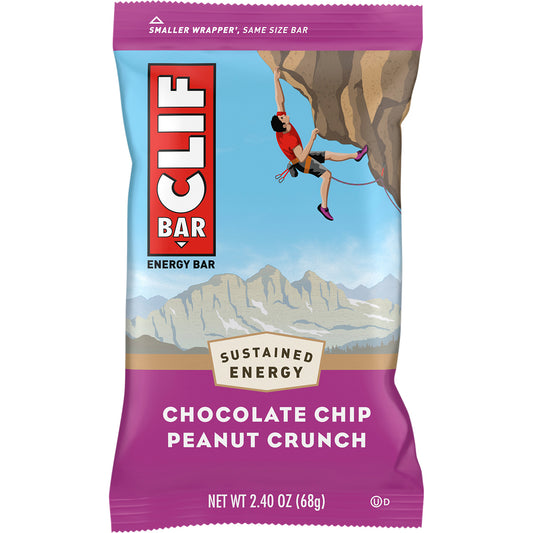 CLIF Energy Bar Chocolate Chip Peanut Crunch 12 x 68g