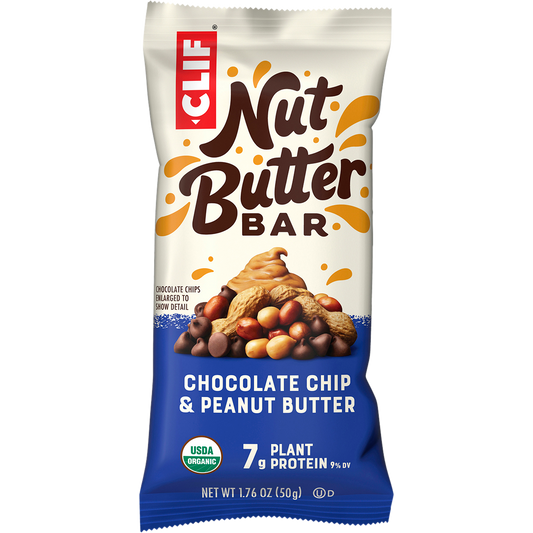 CLIF Nut Butter Bar Chocolate Chip & Peanut Butter - Box of 5
