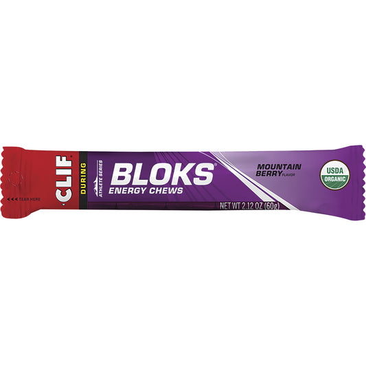 CLIF Bloks Energy Chews Mountain Berry 18 x 60g