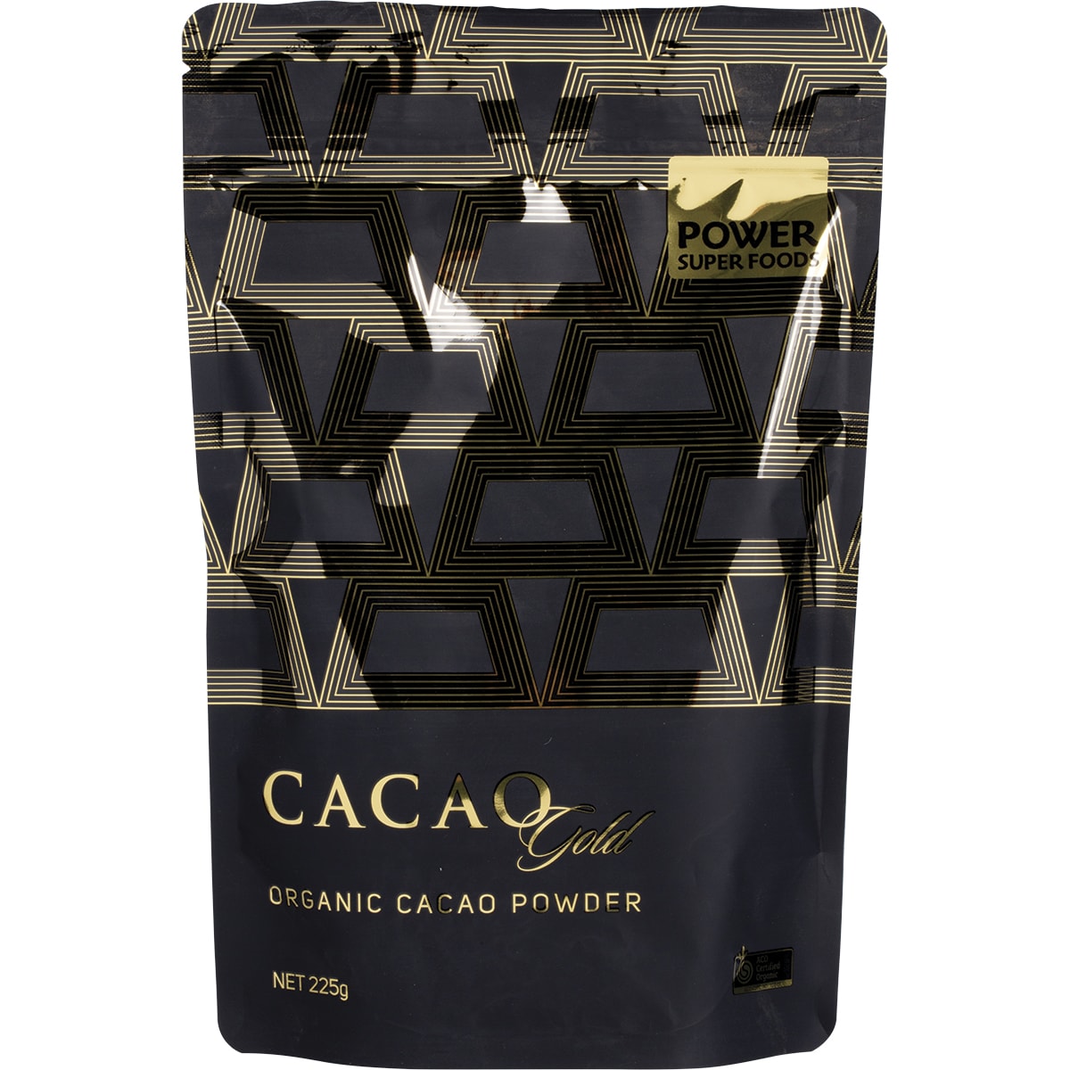 POWER SUPER FOODS Cacao Gold Powder Certified Organic 1 x 225g