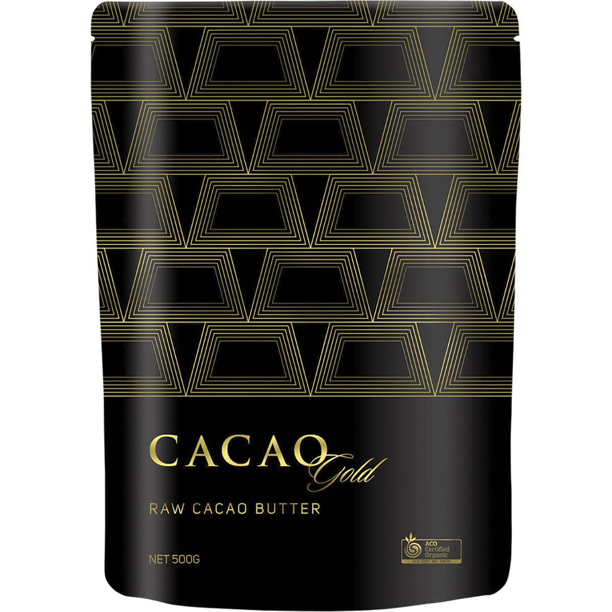 POWER SUPER FOODS Cacao Gold Butter Chunks Raw Certified Organic 1 x 500g
