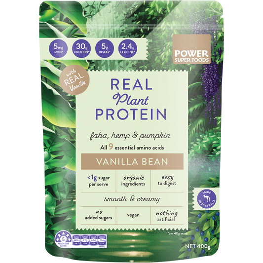 Power Super Foods Real Plant Protein Vanilla Bean