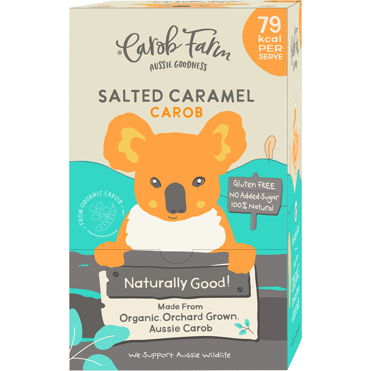 CAROB FARM Carob Koala Salted Caramel x 50