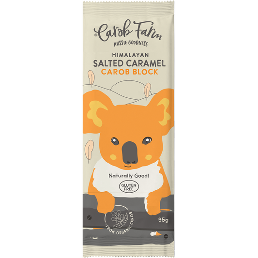 CAROB FARM Carob Block Salted Caramel x 12