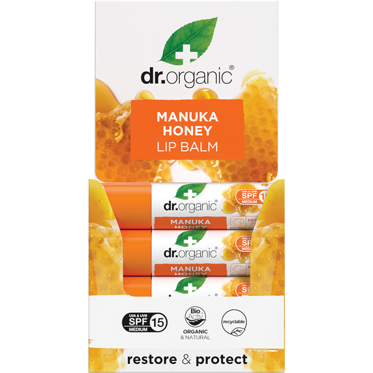 Dr. Organic Lip Balm SPF 15 Manuka Honey