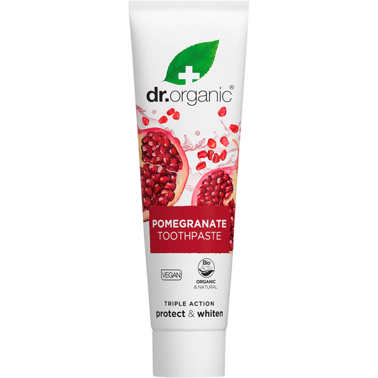 Dr. Organic Toothpaste Whitening Organic Pomegranate