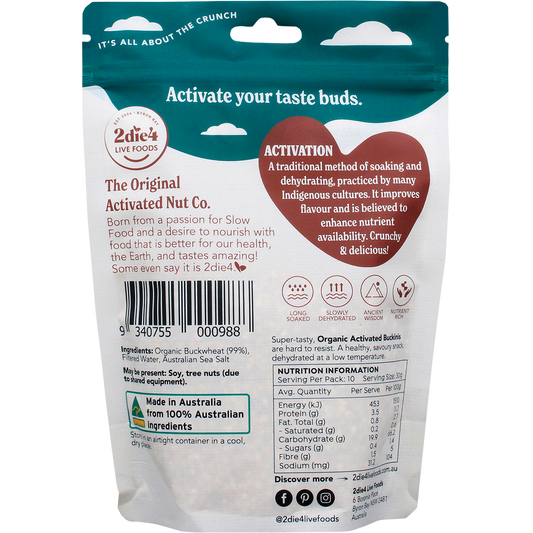 2die4 Live Foods Organic Activated Buckies